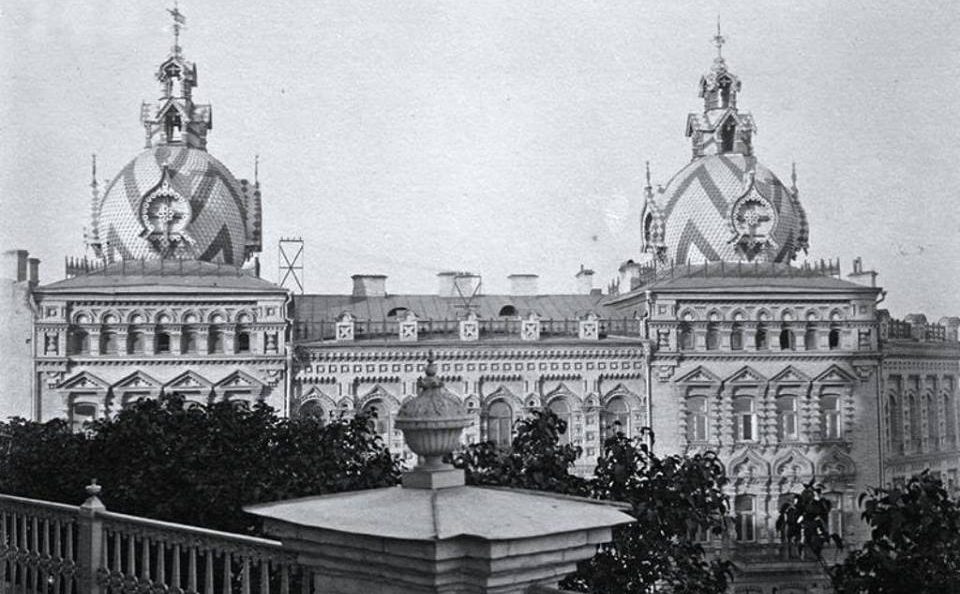 Будинок на Андріївському узвозі, 34 на старовинній фотографії