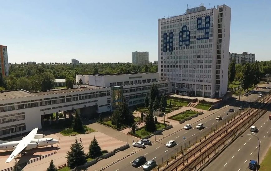 Національний авіаційний університет з висоти польоту