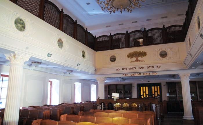 Зала для молитв у Синагозі Розенберга