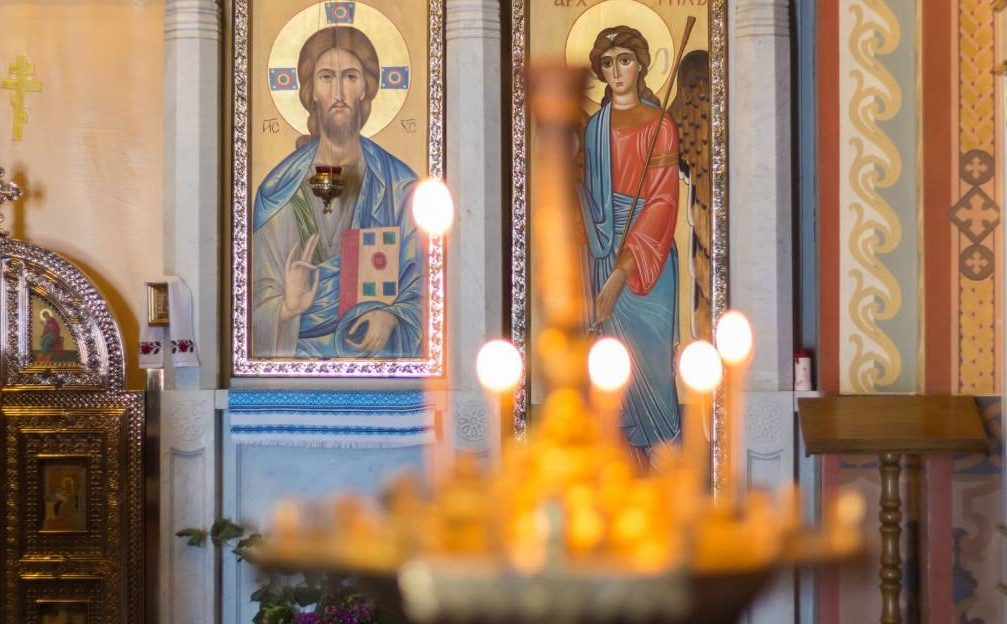Ікони у церкві Успіння Богородиці Пирогощі