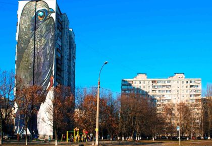 Мурал «Стриж» у Києві