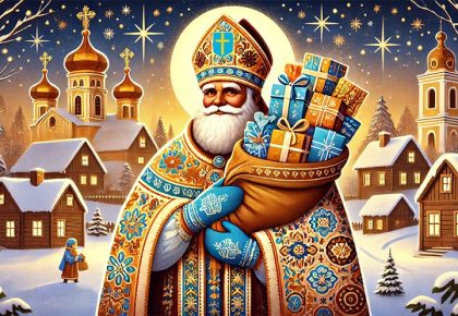 Новорічні привітання від Санти та Миколая для дітей