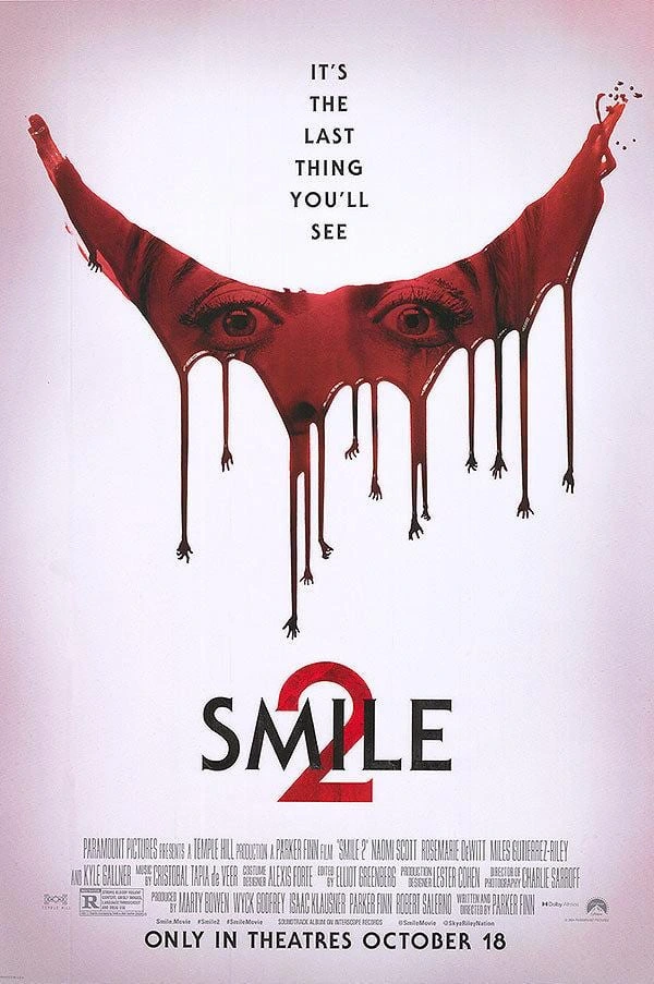 ТОП-15 фільмів на Геловін - Усміхайся 2 (Smile 2) — 2024